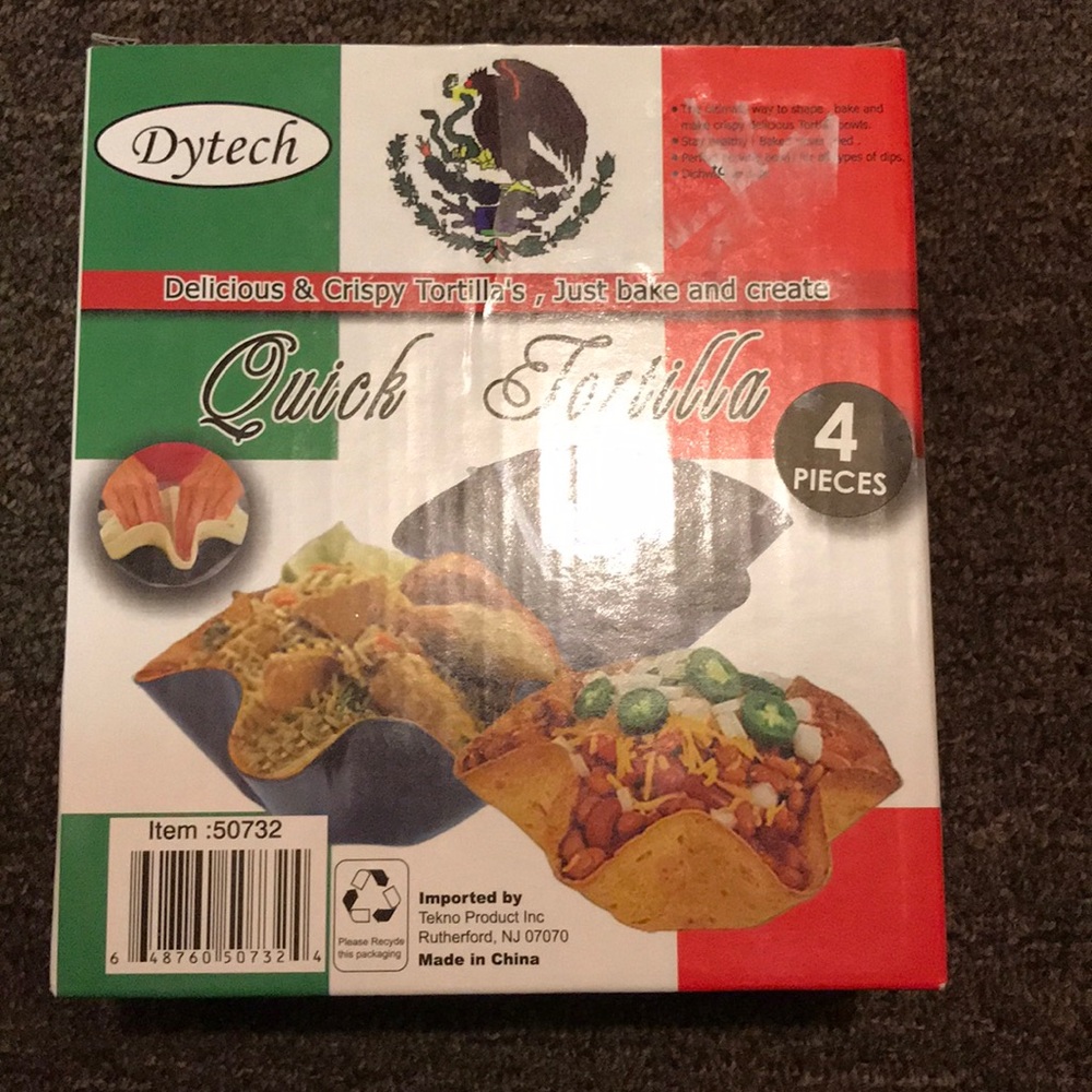Quick Tortilla Non-Stick Baking Forms, Set of 4
